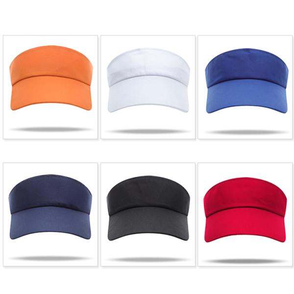Brimless 60cm Custom Baseball Caps Outdoor Polo Sun Visor Hats