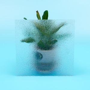 White Frosted Polycarbonate Embossed Sheet Glass