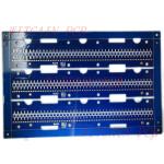 FR4 Substrate Material Double Layer PCB Blue Solder Mask Ink
