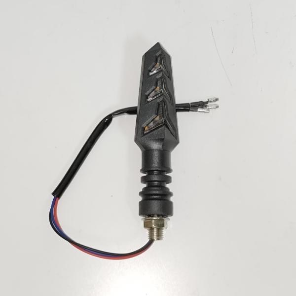 Motorcycle Universal Double Sides LED Indicators Crystal Front Rear