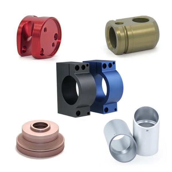 Quality S45C CNC Turning Parts Anodized Aluminum Turned Parts SO14001 for sale