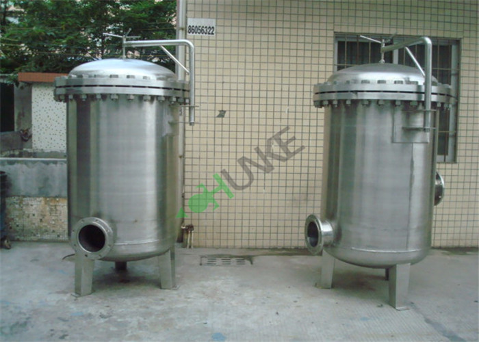 Swing Bolt Duplex Stainless Steel Filter Housing Quick Flange Type With Legs