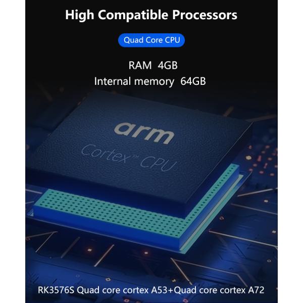 15.6inch L shape octa quad RK3576S android tablet pc business kiosk Built-in battery