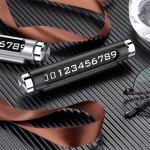 Rotary ABS PC 0.06g 26cmx5cm Car Parking Number Plate