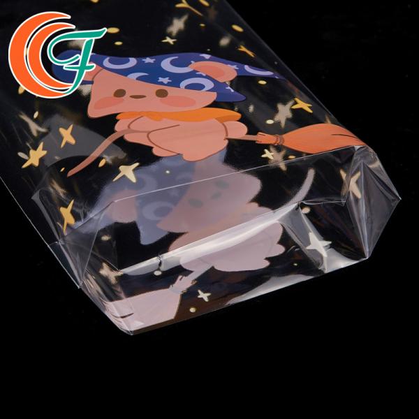 Logo Imprinted OPP Packaging Bag CPP Transparent Stand Up Pouch