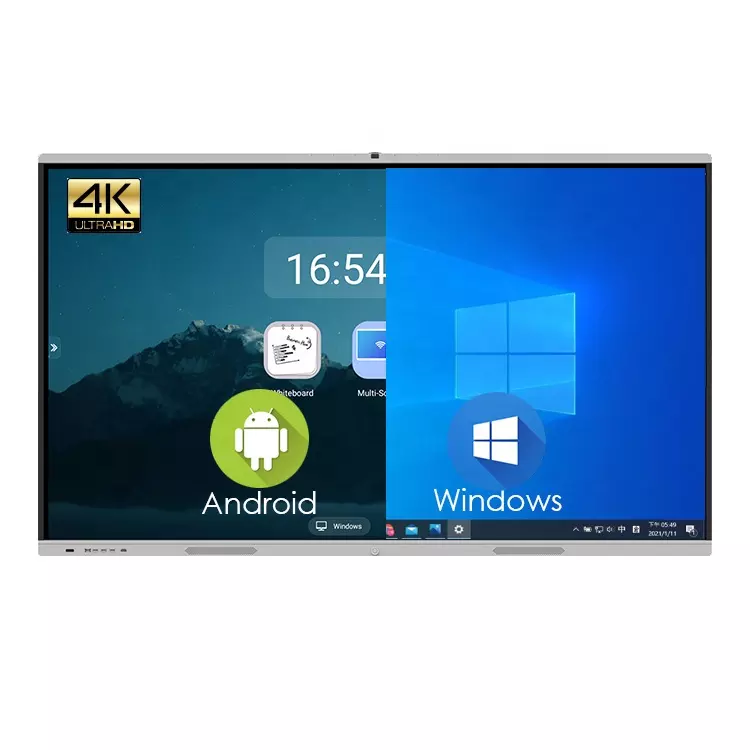 Touch Screen 4k 86 Inch Interactive Display Smart Board For School