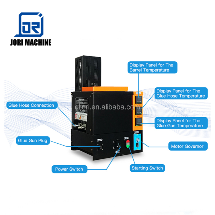 Semi Automatic Shoes Hot Melt Gluing Machine With Handle Glue Gun