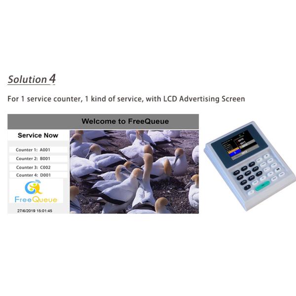 Newest wireless clinic queue management system ticket printer with number display