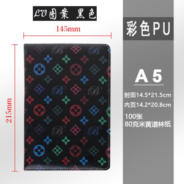 Colorful leather upstart notebook