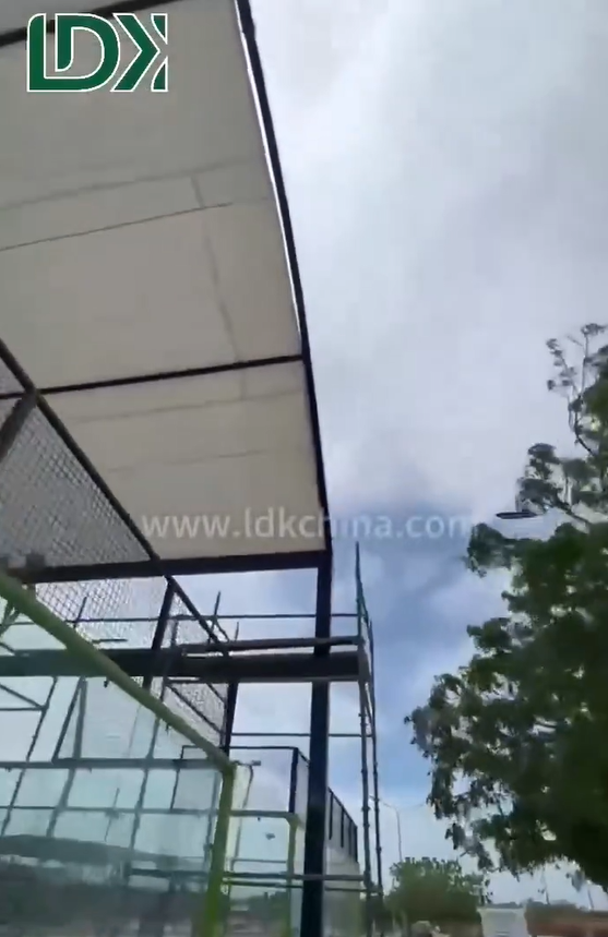 The Ultimate Sheltered Padel Facility: Precision-Engineered Court Canopy