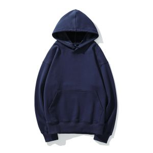 Anti Pilling Heavyweight Hooded Pullover Sweatshirt SGS Thick Pullover Hoodies