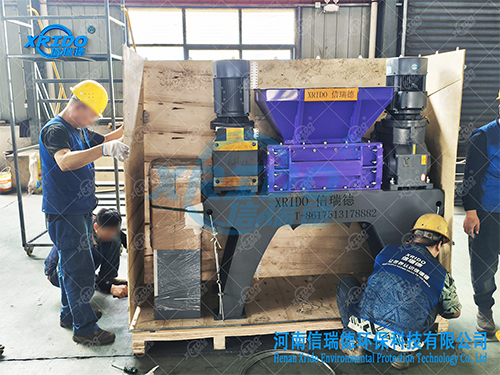 RDF Shredder Garbage Crusher MSW Shredder Industrial Waste Shredder Waste To Energy Machine SRF Plant