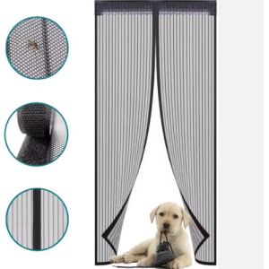 Quality Easy Access and Bug Protection with Magnetic Mesh Door Curtain for sale