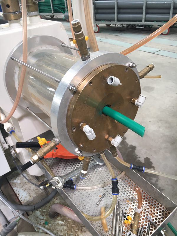 Shenzhen HYPET 20-63 PPR Pipe Production Line , Three Layers HDPE PE 20-1200mm Pipe Making Machine
