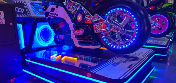 Coin Operated Game Racing Car Machine Motor Arcade Games 5DX Motorcycles