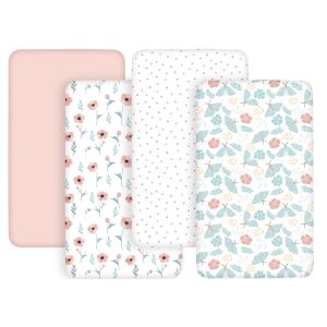 Skin Friendly Standard Bassinet Crib Sheet Bassinet Mattress Sheet