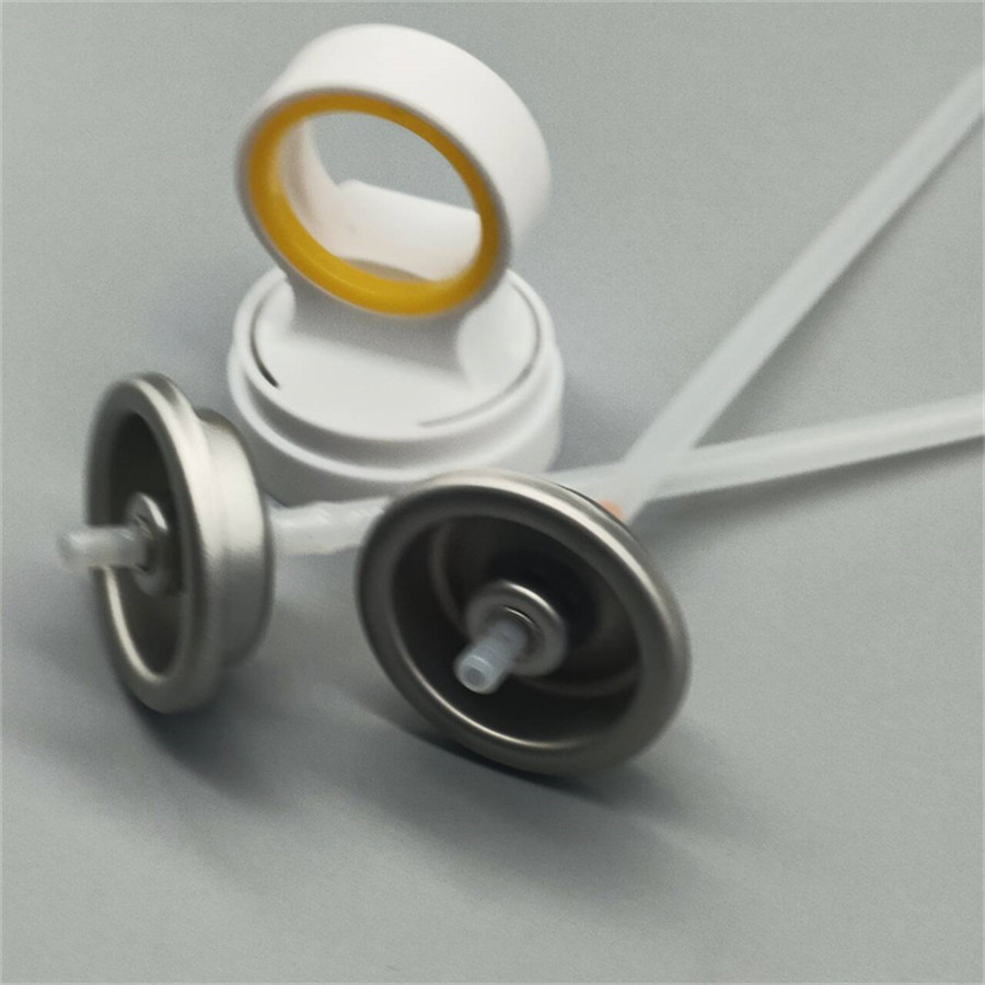 Aerosol Sunscreen Spray Valve with Actuator – Aerosol Sunblock Valve Assembly for Cosmetic Personal Care Packaging
