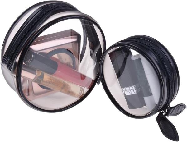 Travel PVC Cosmetic Bags Women Waterproof and durable Transparent Clear Makeup
