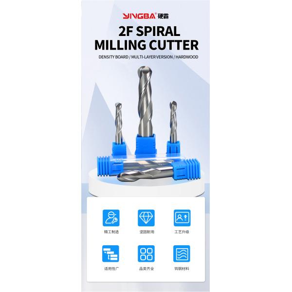 Manufacturer Cnc Wood Bits Ball Nose Endmill Cutter 2 Flute End Mill 5mm 6mm Ball Nose Bit Wood Carving Tools