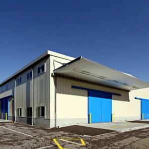 Long Span Lightweight Steel Frame Metal Buildings Enhanced Thermal Insulation