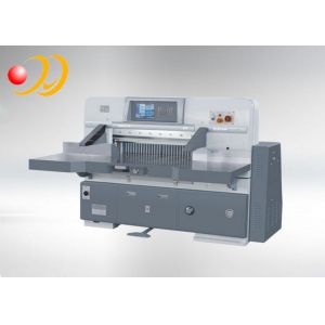 Quality Servo Motor Automatic Paper Cutter Machine Double Guide Rail for sale