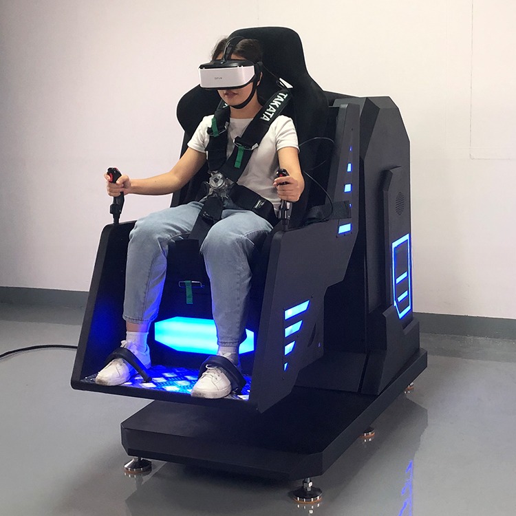Small packing vr machine 9d virtual reality 360 degree vr roller coaster equipment for sale