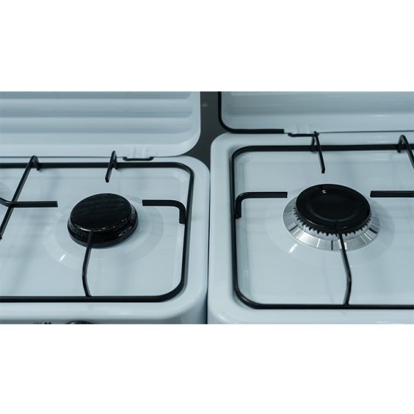 Multi Functional Three Burner Gas Stove Suitable for Diverse Cooking Methods Including Boiling Simmering and Frying