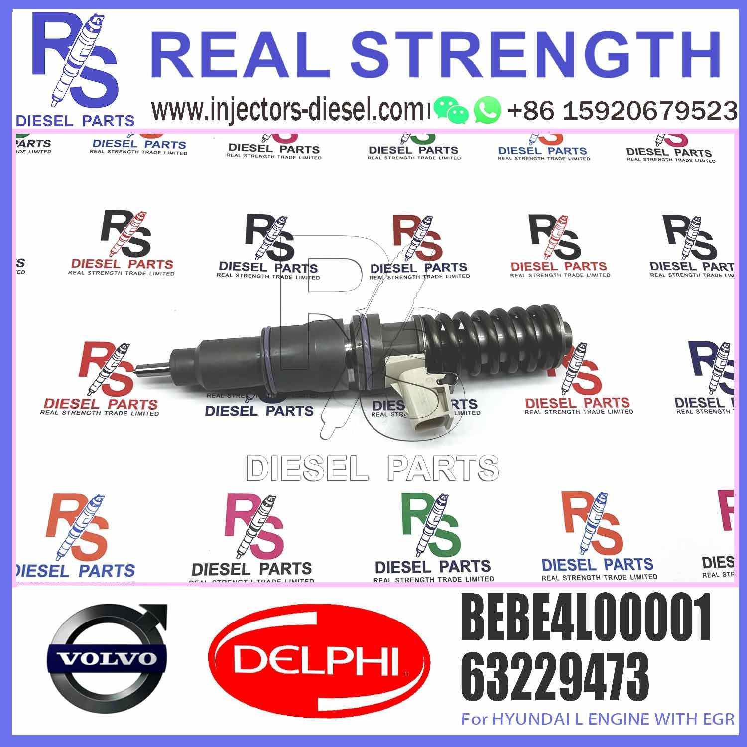 High quality 4 pin nozzle assembly Diesel Electronic Unit Fuel Injector BEBE4L00002 BEBE4L00001 for diesel engine