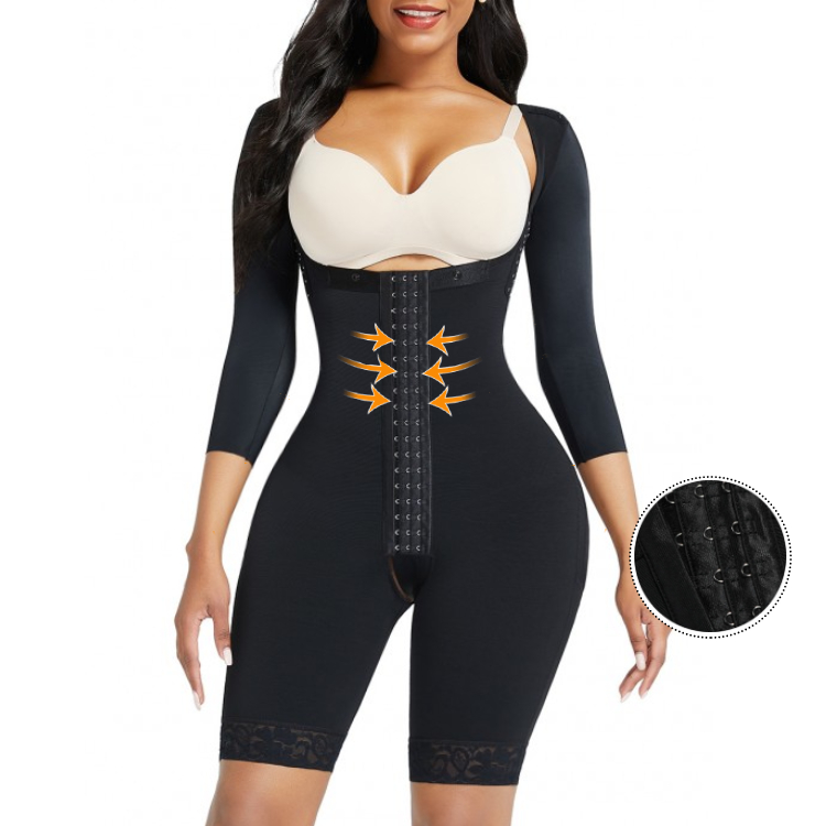 Stage 2 3 Postpartum Tummy Control Spandex Body Shaper with Compression and Hooks