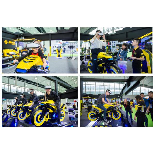 Challenging VR Racing Game VR Moto Multiplayer Competing Machine 360 Degree View