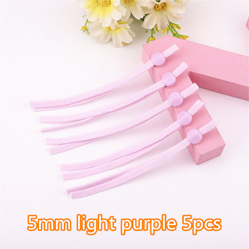 5mm flat adjustable elastic band earloop cord for facemask earloop strap
