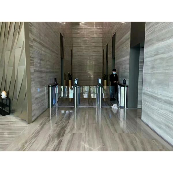 Luxury High End Office Security Gates , Access Control Turnstile Entrance Gates