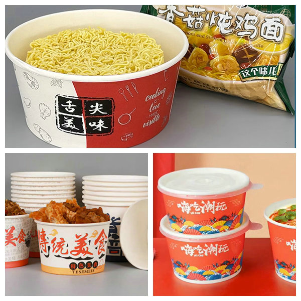 PE 1 PE 2 Coating Noodle Bowl Cup Stock Paper Board For Food Containers  255gsm 275gsm 