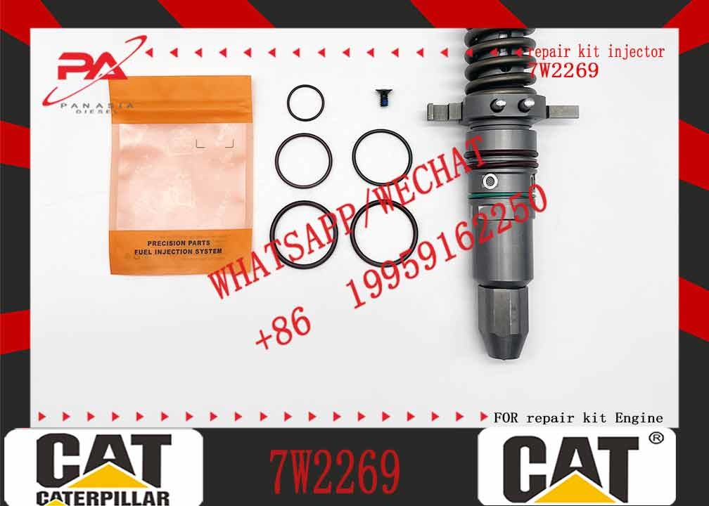 0445120040 Diesel Engine 3508 3512 3516 fuel Injector 7W2269 7E6408 Common Rail Fuel Injector fit For CAT