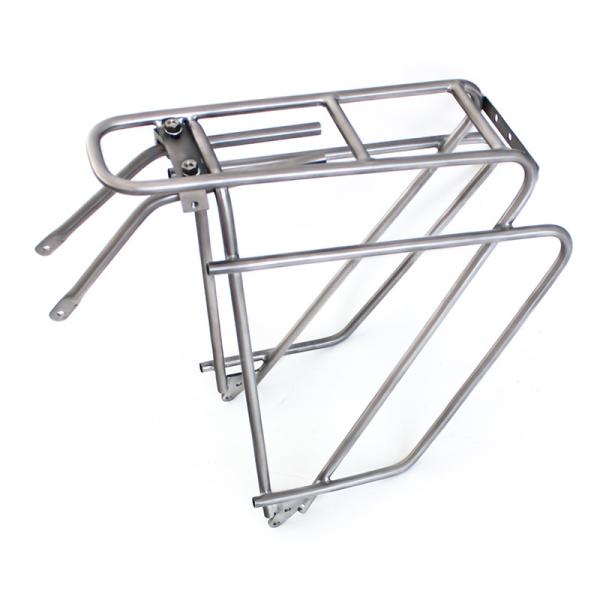 Ti3AL2.5V Titanium Bike Parts Rear Rack Bike Carrier Pannier For Luggage