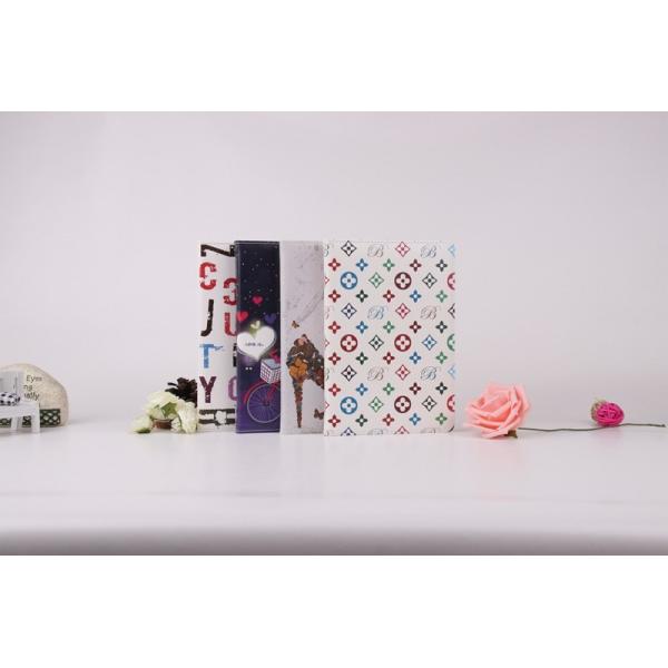 A5 colorful leather upstart notebook