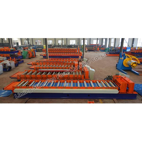 1100 Bias Arc Glazed Tile Roofing Sheet Roll Forming Machine