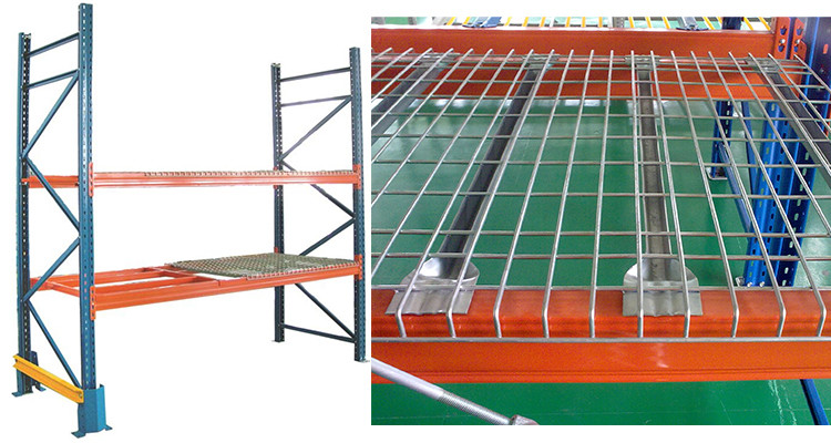 Heavy Duty Double Deep Pallet Rack Steel Industrial Pallet Shelves For Warehouse