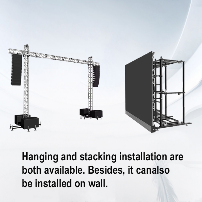 P3.91 P4.81Outdoor Live Performance LED Screen Rental LED Display Waterproof Stage Wedding Background Screen