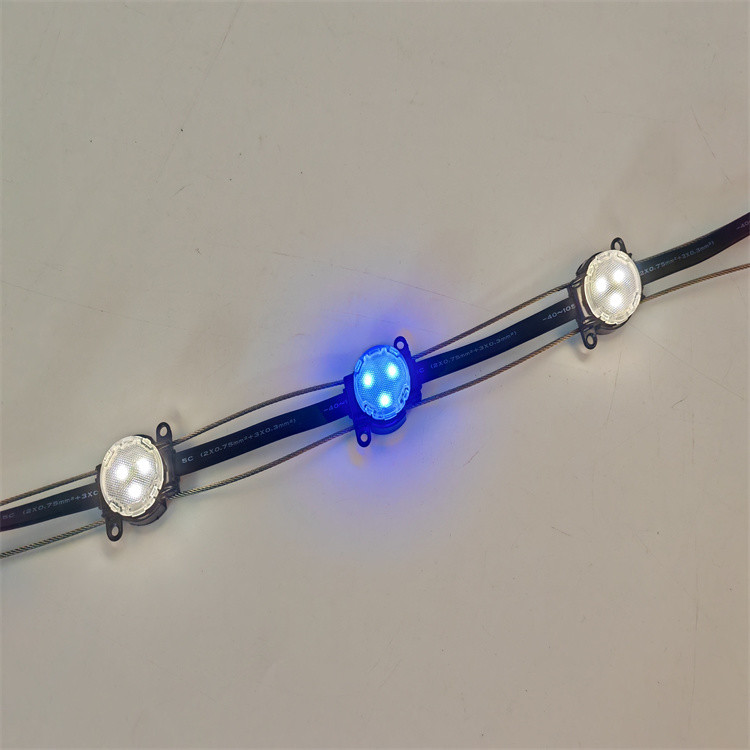 Changeable Color 0.75W Epistar Chip 12V Waterproof Led Point Light for Decorative Lighting