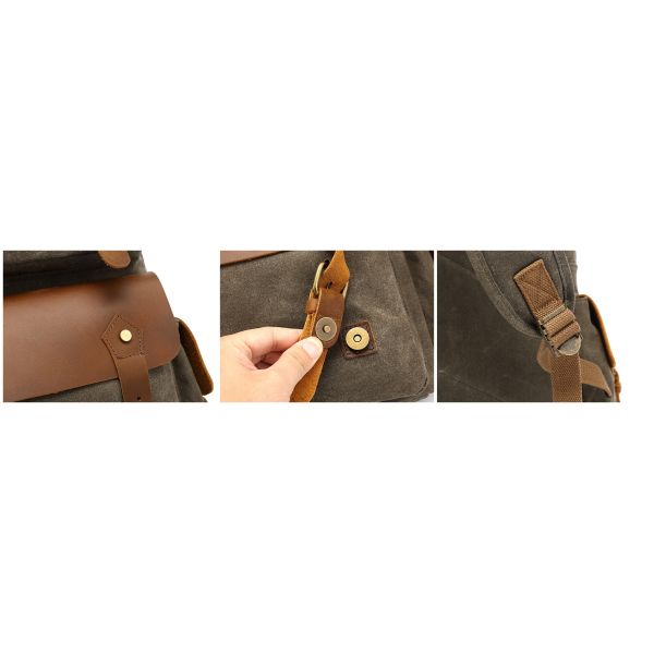 Waterproof Cowhide Travel Duffel Backpack
