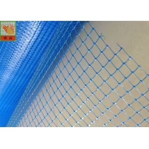 Bule Plastic Construction Netting Plaster Mesh Anti - Cracking 60g/Sqm