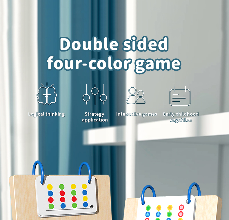 New Montessori Children Educational Game Toy Color Matching Game for Brain Intelligence
