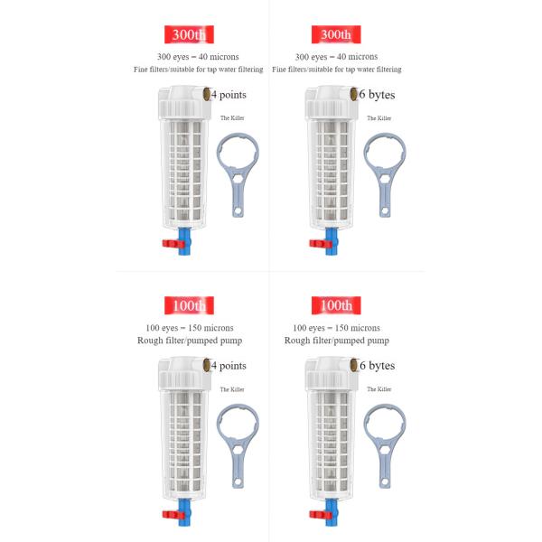 Tap Water Pipelines Sediment Water Filter 8 Ton for Households Commercial Outdoors