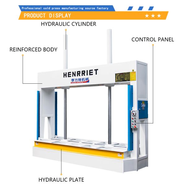 4Kw Woodworking Cold Press Machine Customizable Press Hydraulic Machine For Door