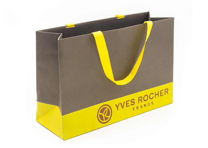 Quality Unique Personalized Kraft Paper Gift Bags With Handles Fashionable Looking for sale