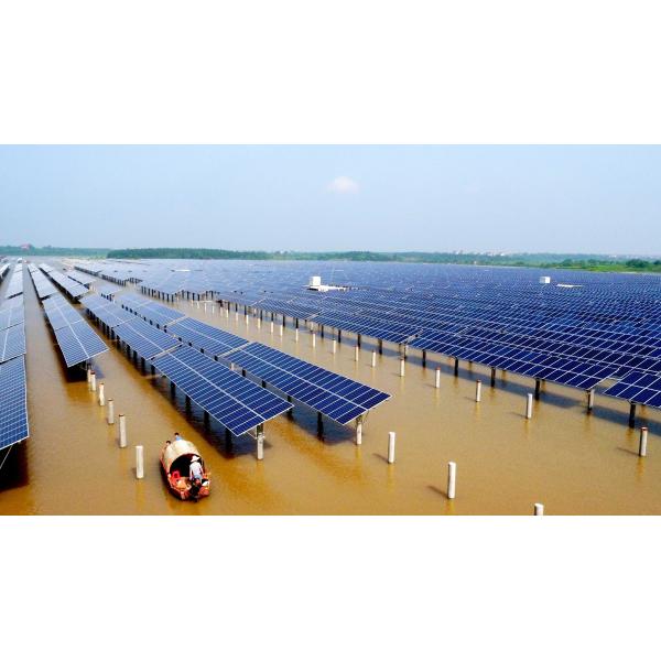 Adjustable Solar Panel Ground Mounting Systems Racking 10 30 Tilt Angle High Corrosion Resistance