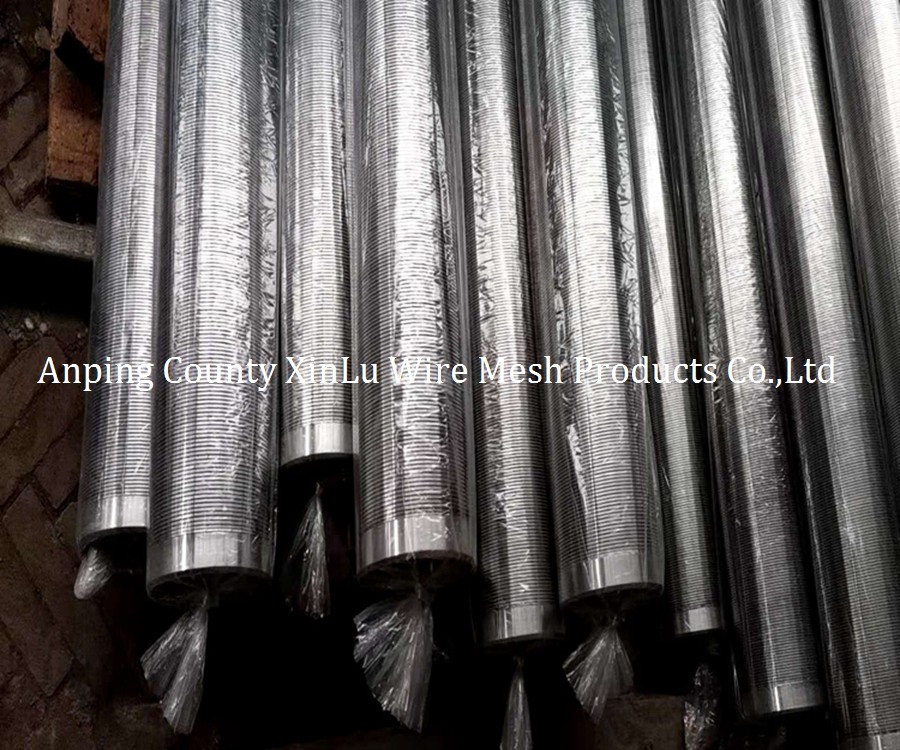 6m Length SS Grade 304 Vee Wire Screen Pipe Infiltration Gallery At Intake Well