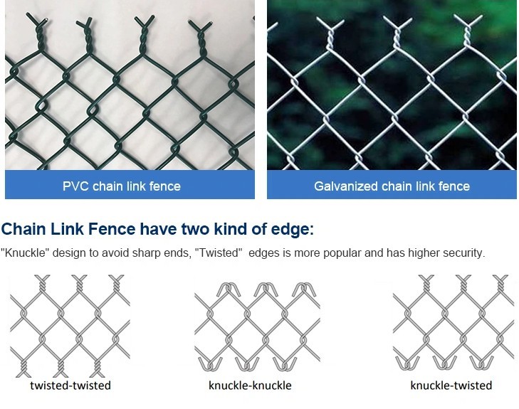 PVC Coated 1.2 M Chain Link Fencing , 5mm Diameter Security Wire Mesh Fencing