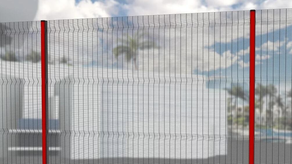 High Strength Anti Climb Fencing Finger / Toe Proof 358 Security Mesh For Prisons